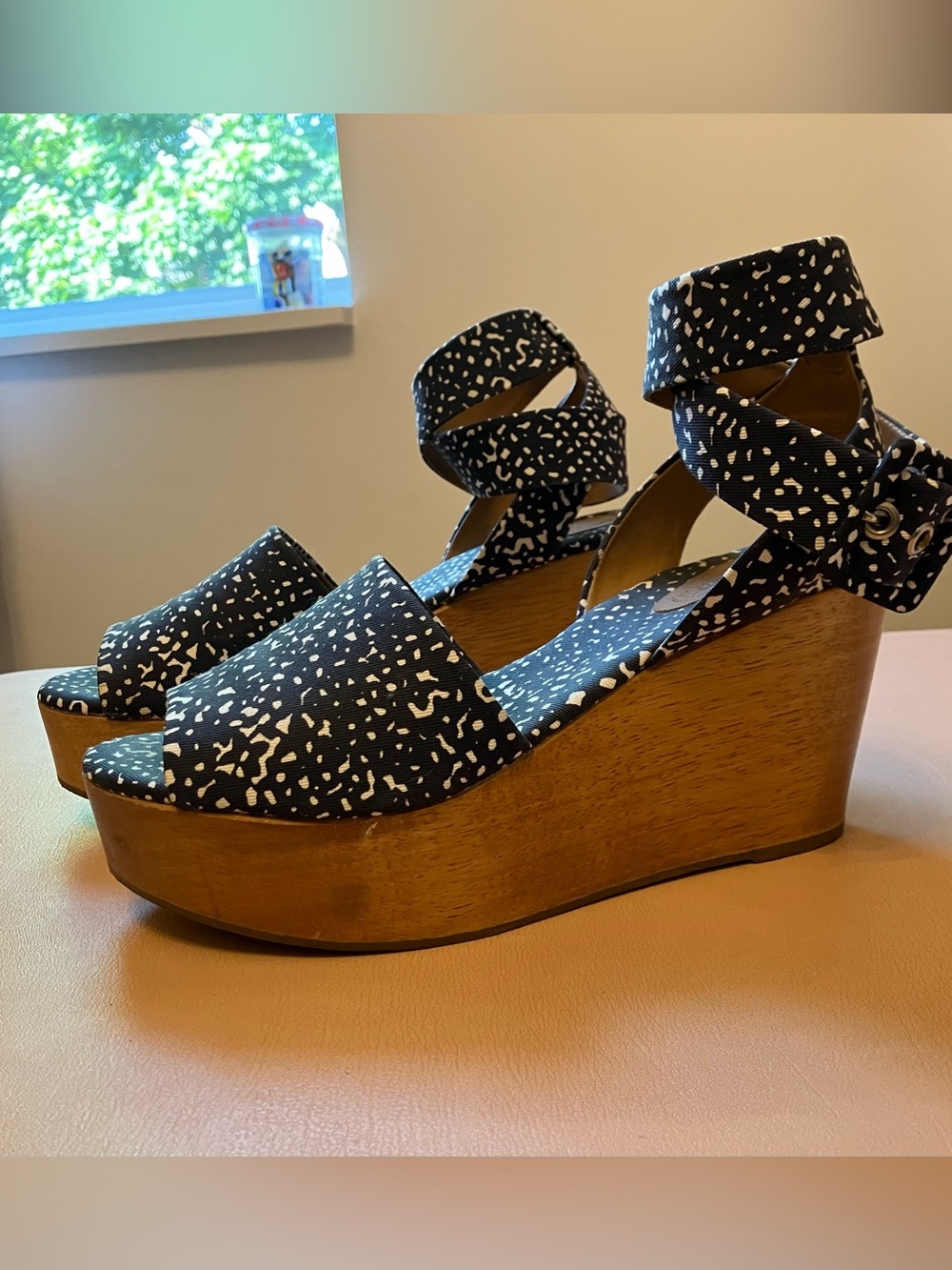 Indigo Print Pierre Hardy x Gap Platform Sandals Size 41